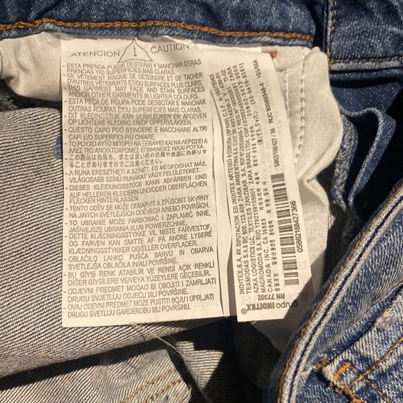 ZARA RIPPED JEANS - Picture 6 of 8